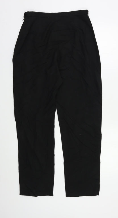 BHS Womens Black   Dress Pants Trousers Size S L25 in