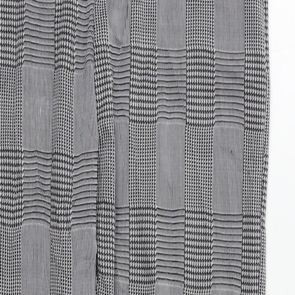 Womens UK Size S Preworn Regular Fit  Grey Trousers
