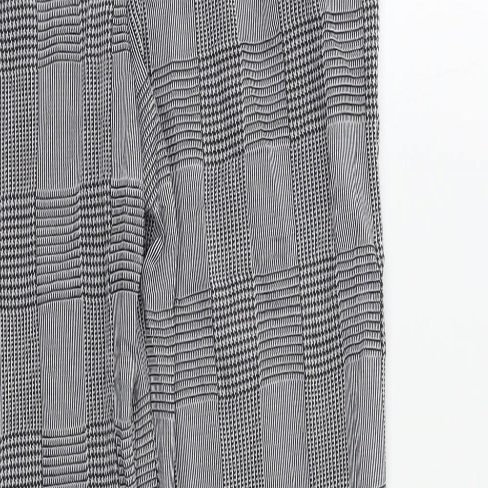 Womens UK Size S Preworn Regular Fit  Grey Trousers