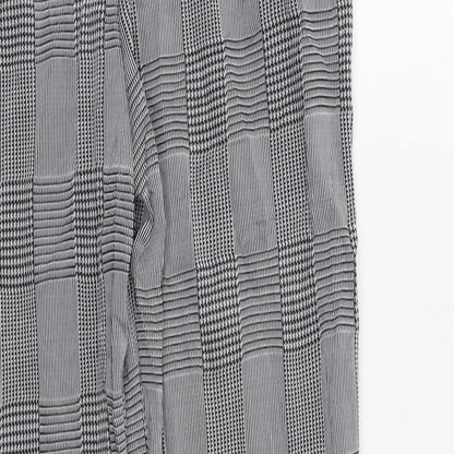 Womens UK Size S Preworn Regular Fit  Grey Trousers