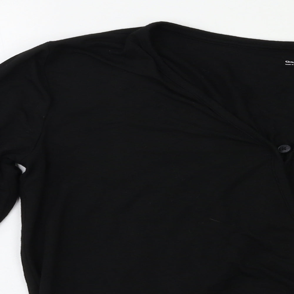 Womens UK Size S Gap Black Basic Blouse