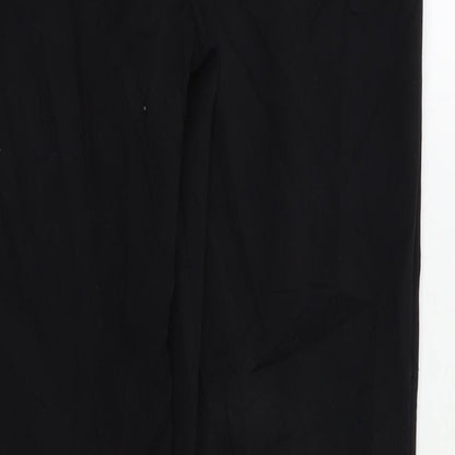 Womens UK Size 12 M&S Regular Fit  Black Trousers