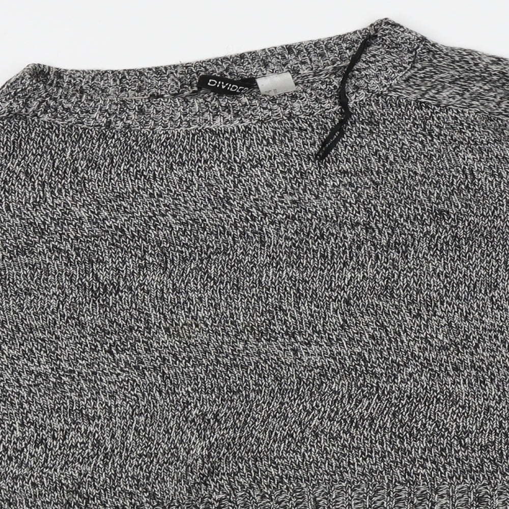 Womens UK Size M H&M Grey Pullover Jumper