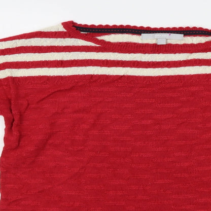 Womens UK Size 10 M&S Red Pullover Jumper