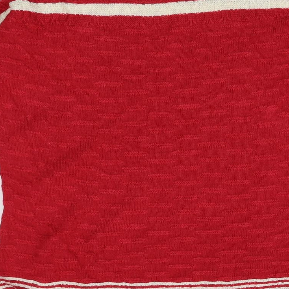 Womens UK Size 10 M&S Red Pullover Jumper