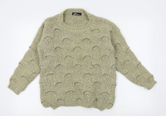 Womens UK Size L cc fashion Beige Pullover Jumper