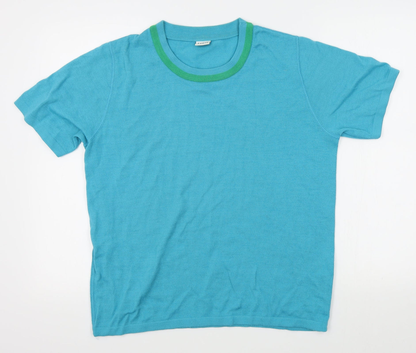 Womens UK Size 18 LUCIA Blue Basic T-Shirt