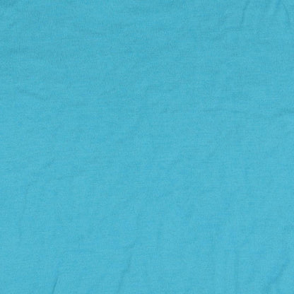 Womens UK Size 18 LUCIA Blue Basic T-Shirt