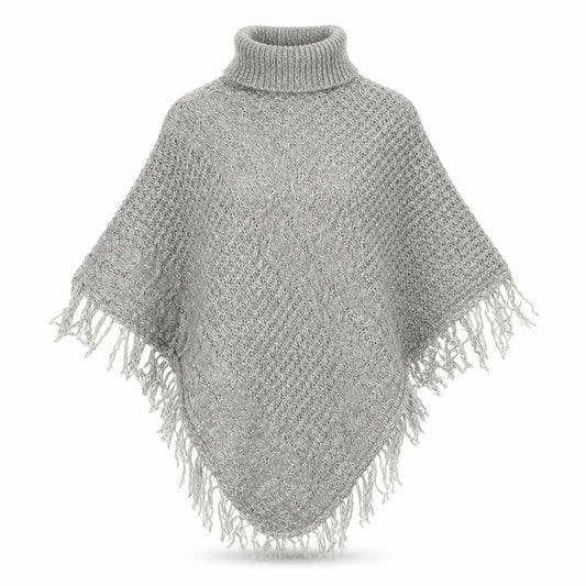 Womens UK Size M Love Knitwear Grey Pullover Jumper