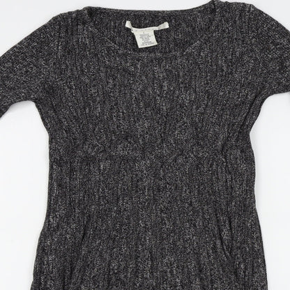 Max Studio Womens Grey   Jumper Dress  Size S