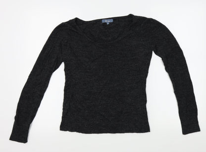Womens UK Size 12 E-vie Grey Pullover Jumper