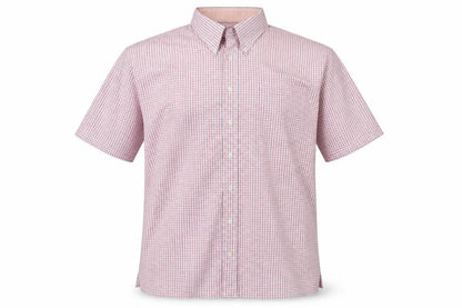 Mens UK Size XL Bosideng Pink  Button-Up Short Sleeve Casual Shirt
