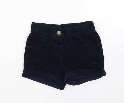 Early Days Baby Blue  Corduroy Cropped Jeans Size 3-6 Months