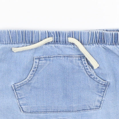 TU Baby Blue   Cropped Jeans Size 6-9 Months