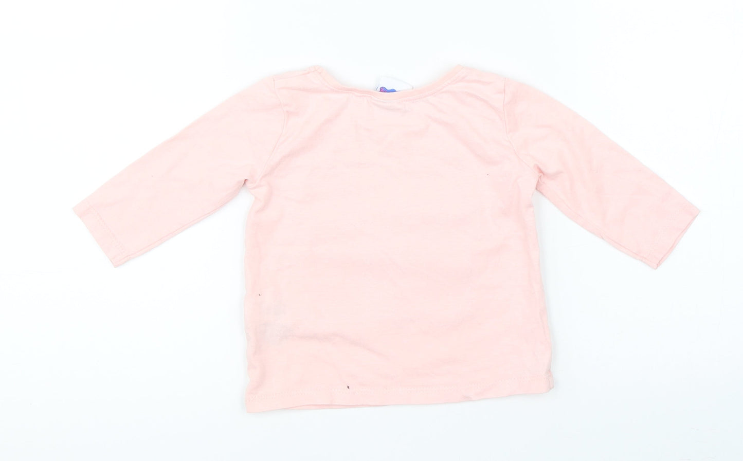Peppa Pige Girls Pink   Basic T-Shirt Size 3-6 Months  - Peppa Pige