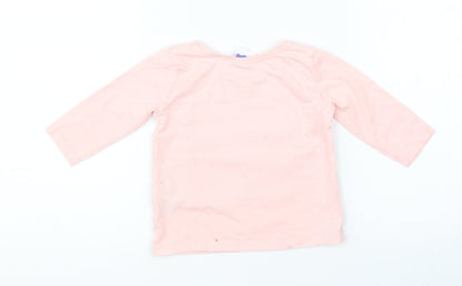 Peppa Pige Girls Pink   Basic T-Shirt Size 3-6 Months  - Peppa Pige
