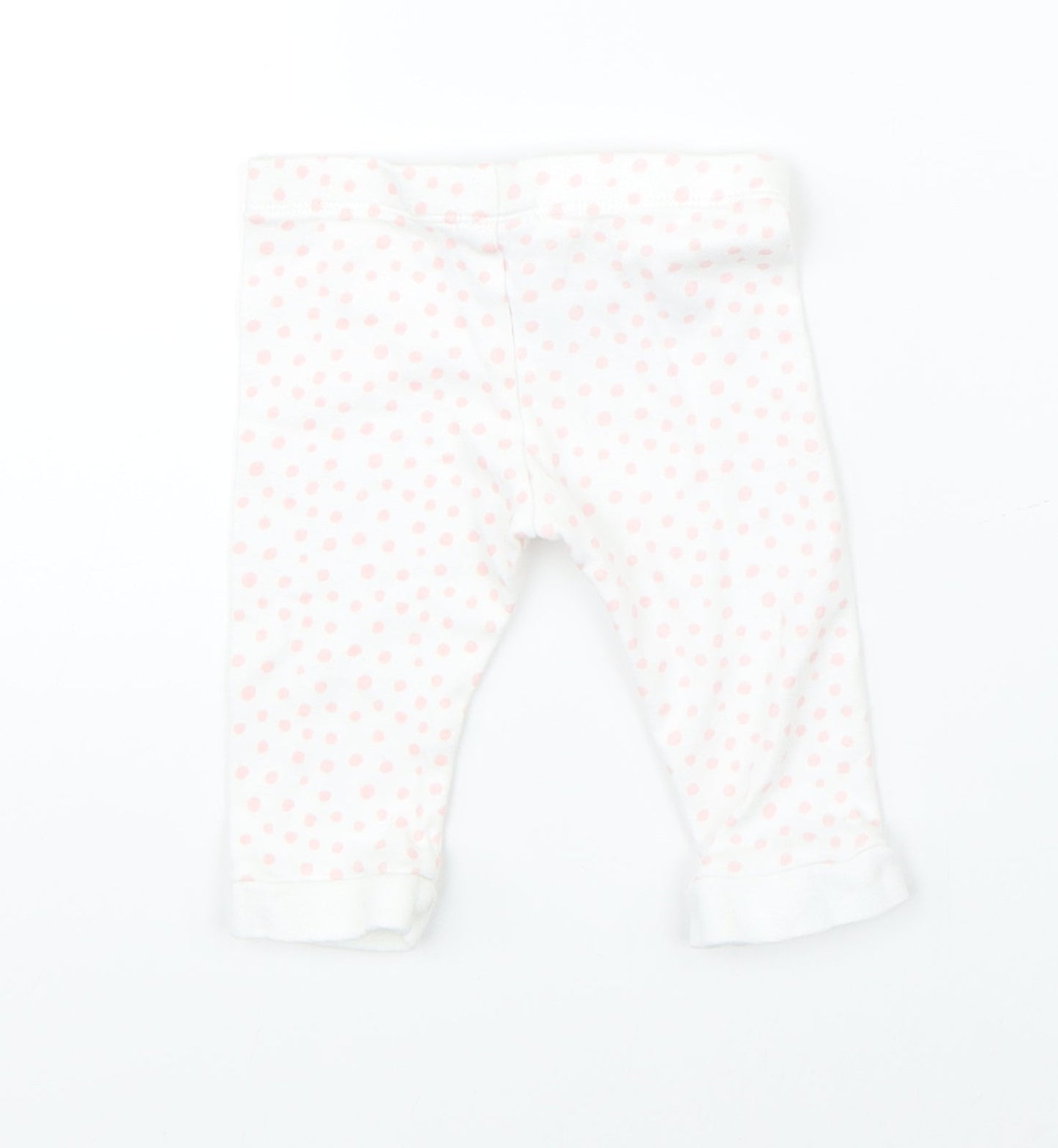 Disney Girls White Polka Dot   Pyjama Pants Size 3-6 Months