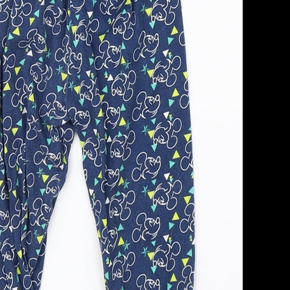 Disney Baby Blue    Pyjama Pants Size 6-9 Months  - disney mickey mouse
