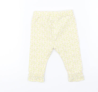 Mini Club Baby Yellow Floral   Pyjama Pants Size 3-6 Months