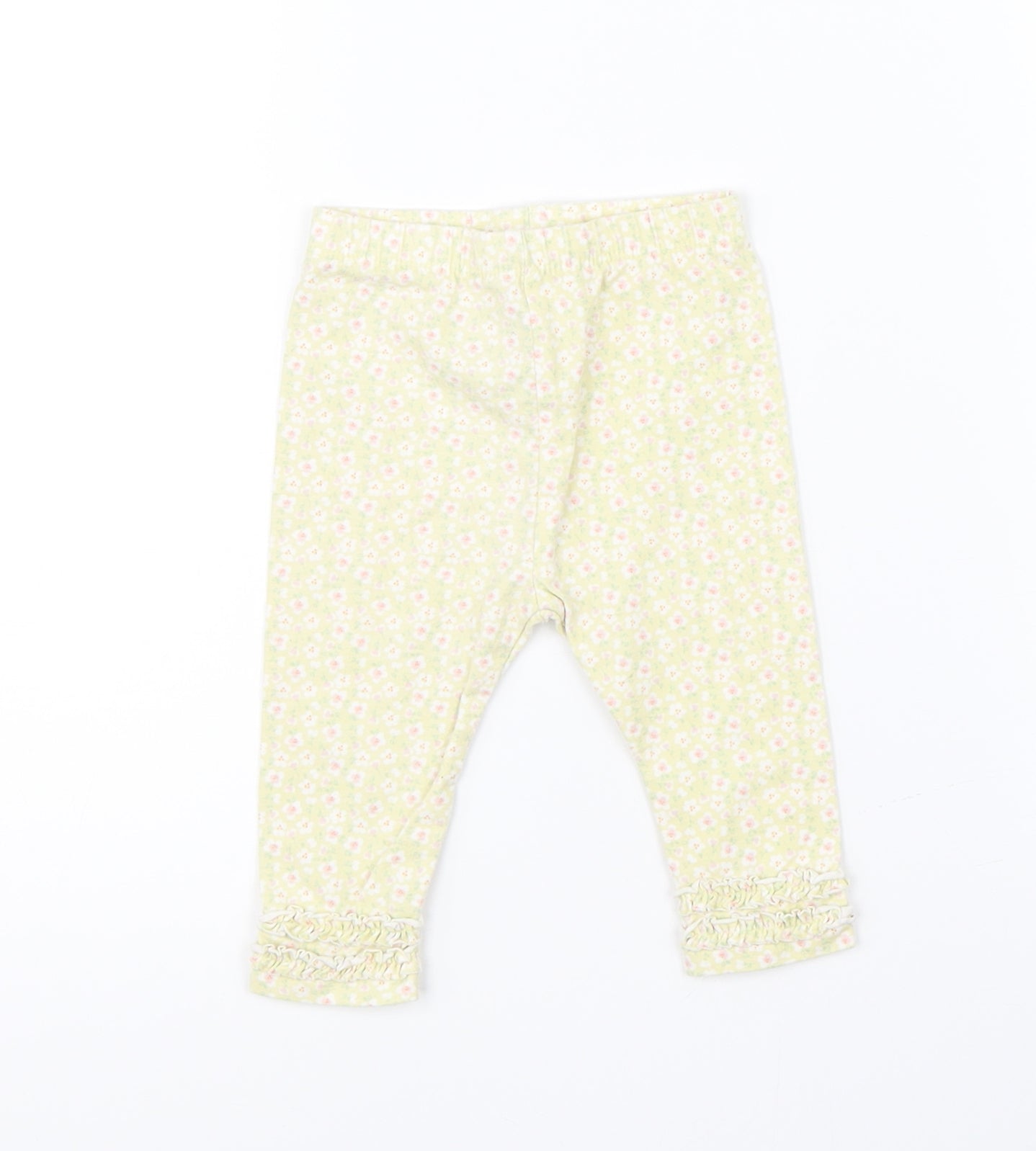 Mini Club Baby Yellow Floral   Pyjama Pants Size 3-6 Months