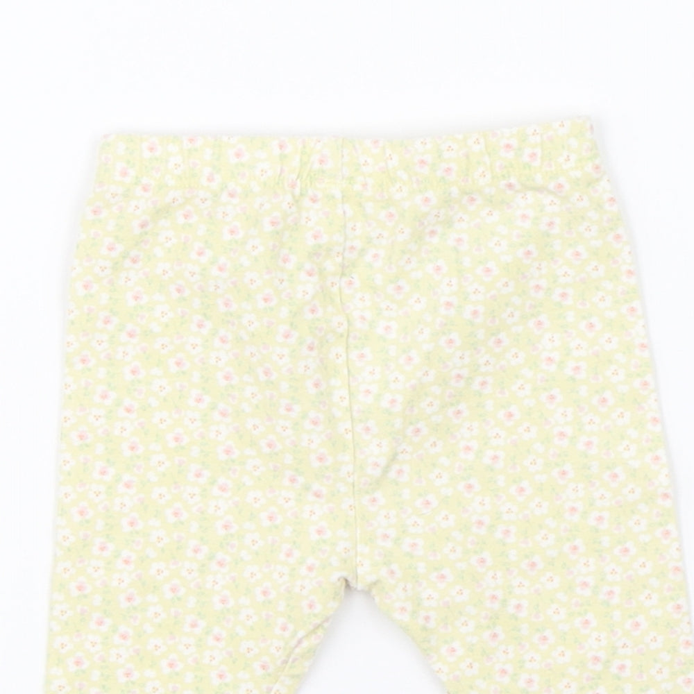 Mini Club Baby Yellow Floral   Pyjama Pants Size 3-6 Months