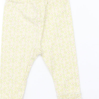 Mini Club Baby Yellow Floral   Pyjama Pants Size 3-6 Months