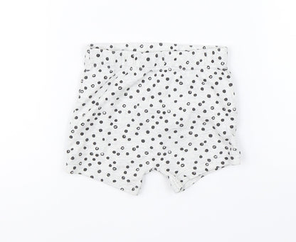 Preworn Baby Grey Polka Dot   Sleep Shorts Size 6-9 Months