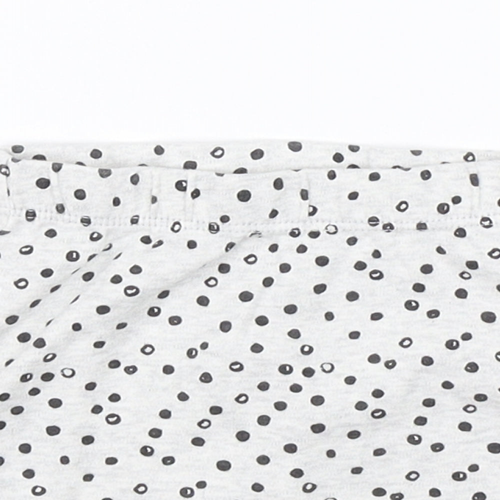 Preworn Baby Grey Polka Dot   Sleep Shorts Size 6-9 Months