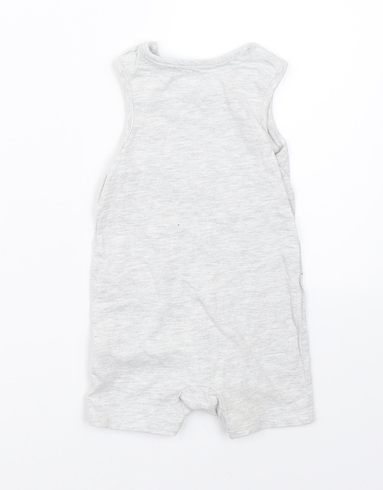 F&F Boys Grey   Dungaree One-Piece Size 3-6 Months