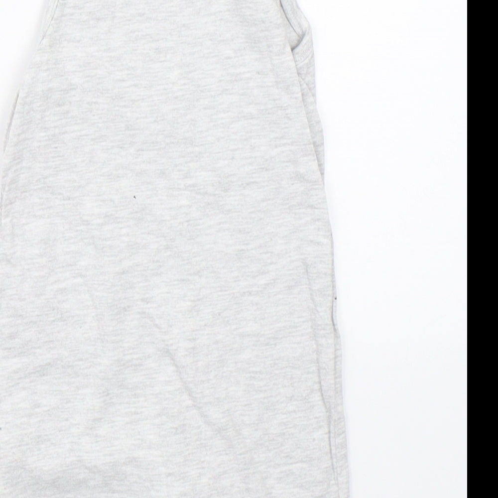F&F Boys Grey   Dungaree One-Piece Size 3-6 Months