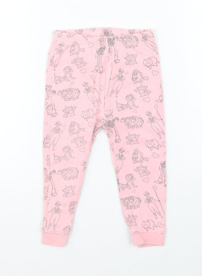 Toy Story Girls Pink    Pyjama Pants Size 12-18 Months  - disney toy story
