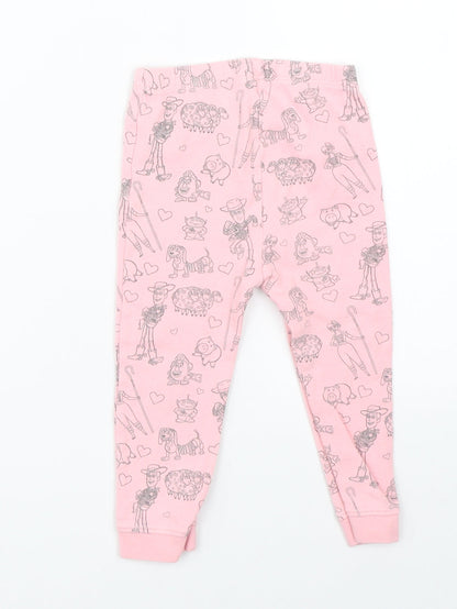 Toy Story Girls Pink    Pyjama Pants Size 12-18 Months  - disney toy story