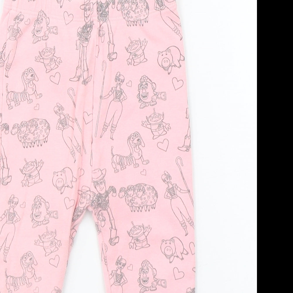 Toy Story Girls Pink    Pyjama Pants Size 12-18 Months  - disney toy story