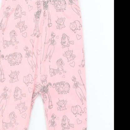 Toy Story Girls Pink    Pyjama Pants Size 12-18 Months  - disney toy story