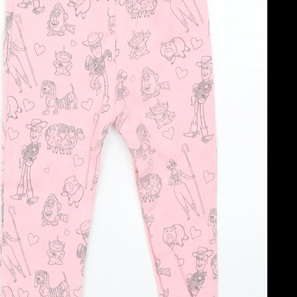 Toy Story Girls Pink    Pyjama Pants Size 12-18 Months  - disney toy story