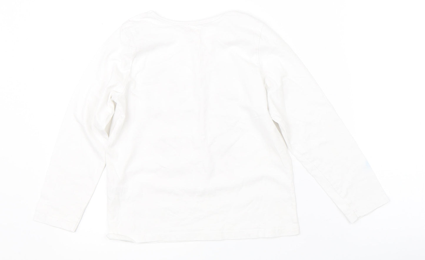 Studio Girls White   Basic T-Shirt Size 7-8 Years  - dance