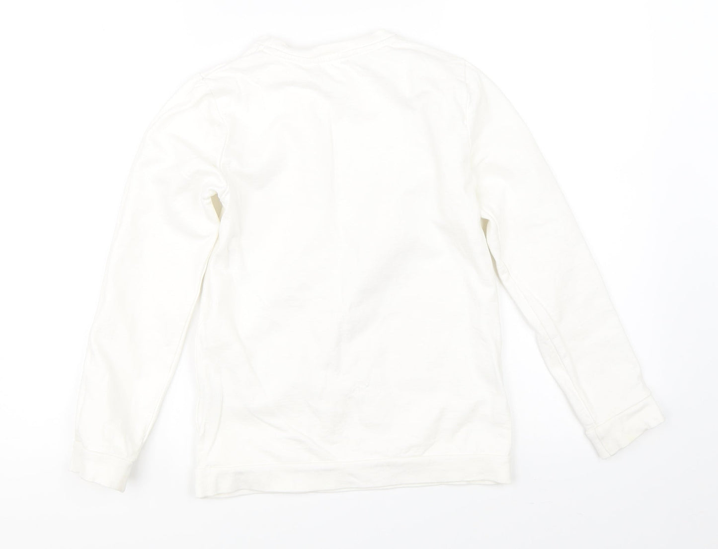 Pep & Co Girls White   Pullover Sweatshirt Size 10-11 Years  - unicorn