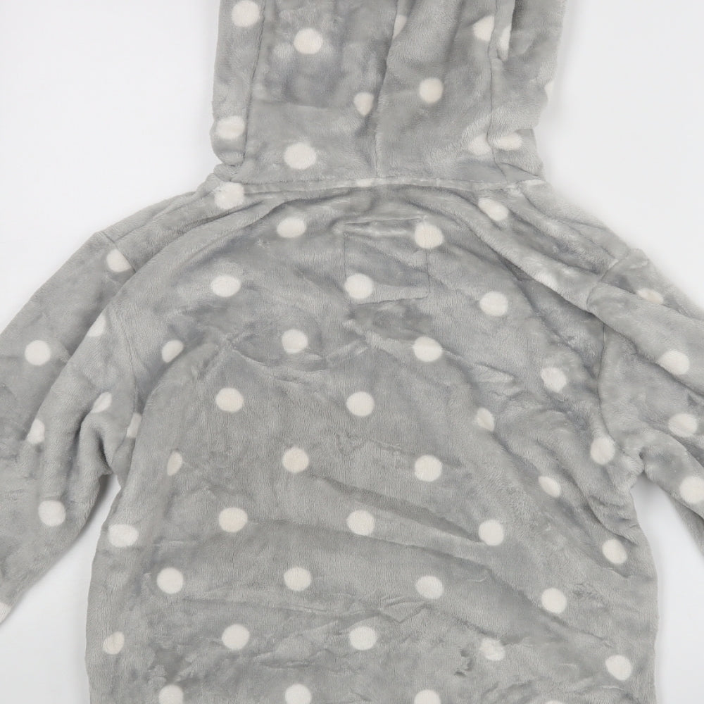 Rise and Shine Womens Grey Polka Dot Rayon Top Pyjama Top Size 8