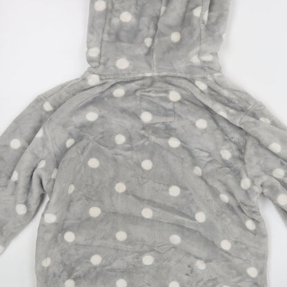 Rise and Shine Womens Grey Polka Dot Rayon Top Pyjama Top Size 8