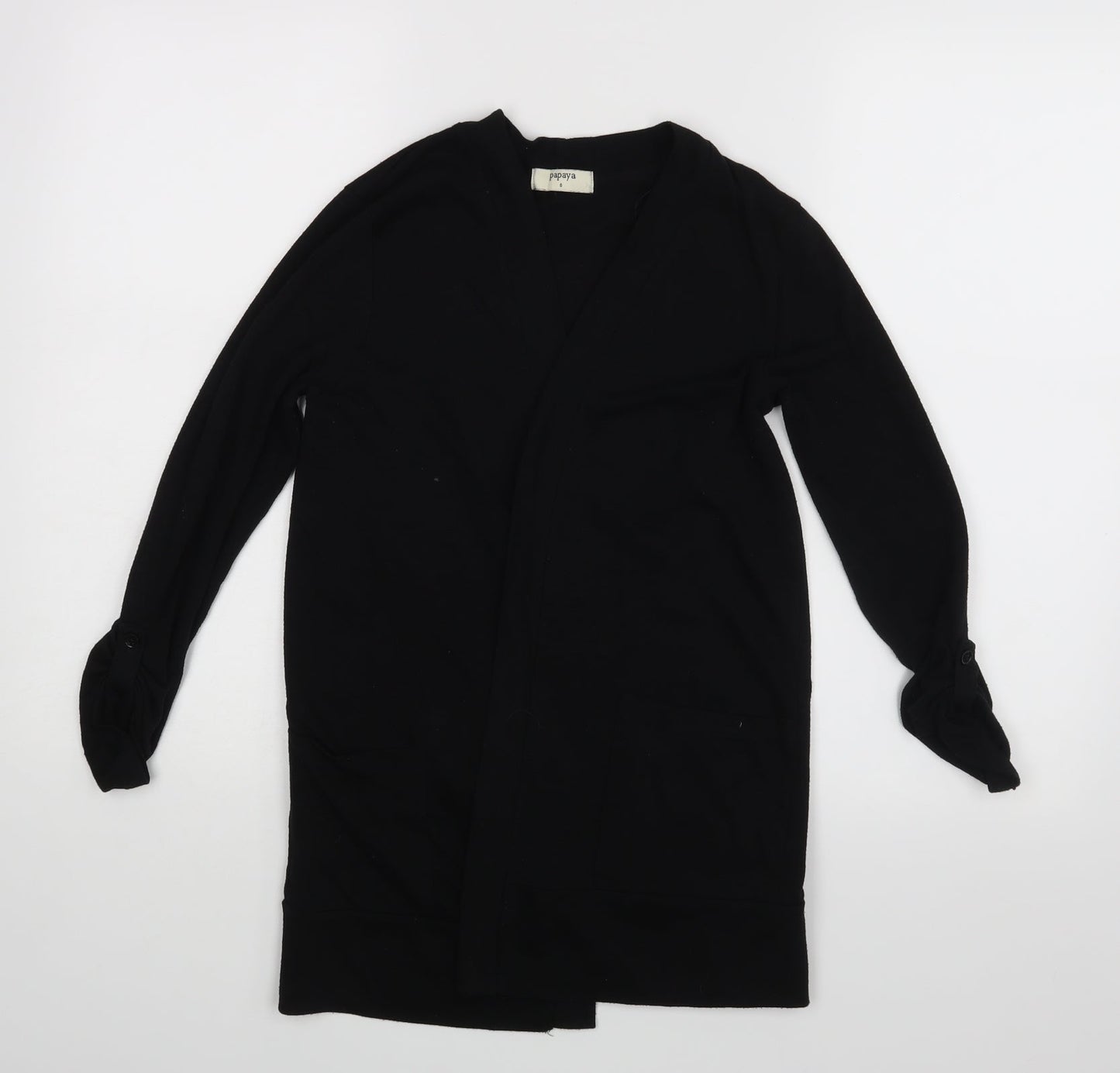 Papaya Womens Black   Basic Blouse Size 8