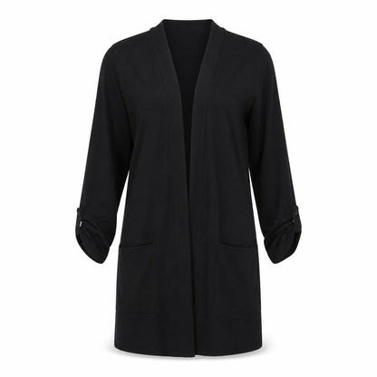 Womens UK Size 8 Papaya Black Basic Blouse
