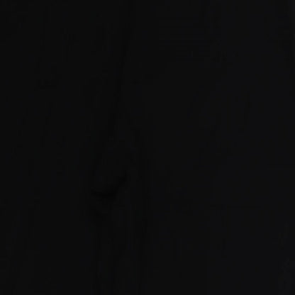Womens UK Size 14 M&S Regular Fit Dress Pants Black Trousers