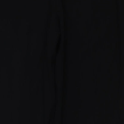 Womens UK Size 14 M&S Regular Fit Dress Pants Black Trousers
