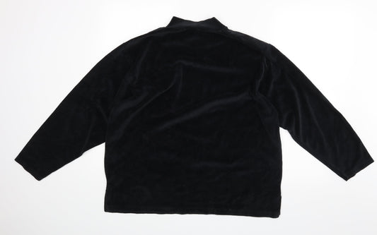 C&A Womens Black   Pullover Jumper Size 20