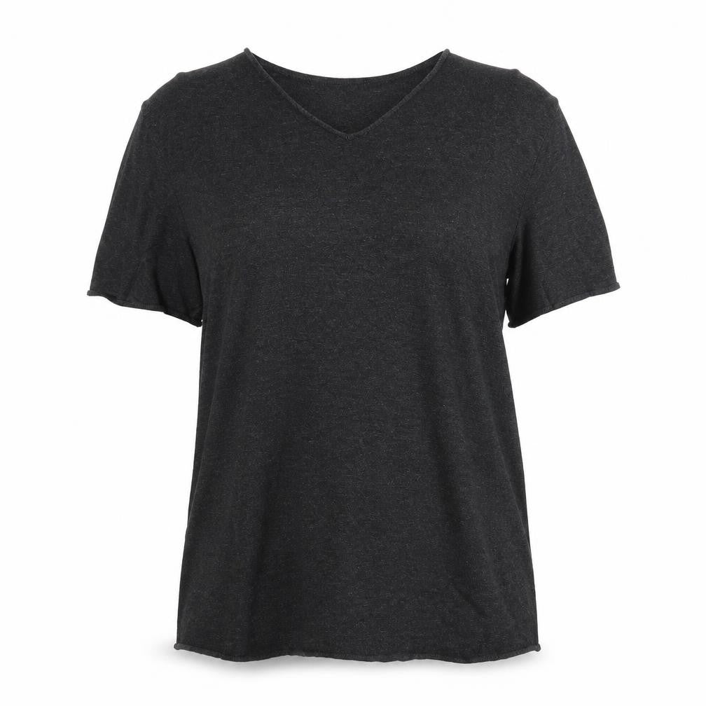 Womens UK Size L Preworn Grey Basic Blouse
