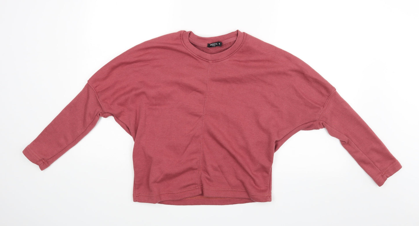 Womens UK Size M Nasty Gal Red Pullover Jumper