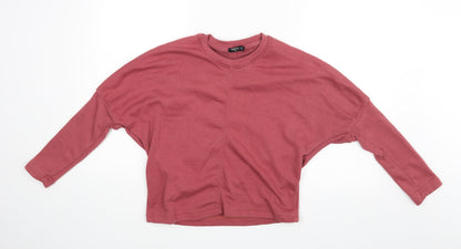Womens UK Size M Nasty Gal Red Pullover Jumper
