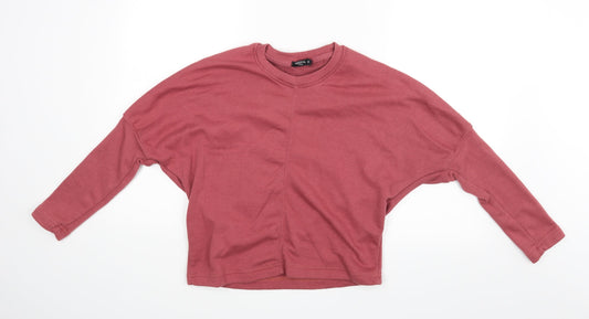 Womens UK Size M Nasty Gal Red Pullover Jumper