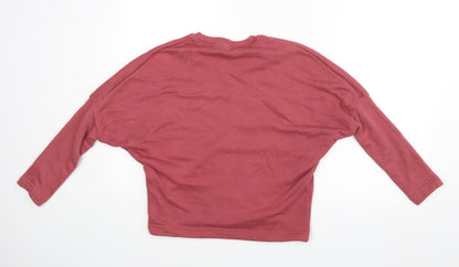 Womens UK Size M Nasty Gal Red Pullover Jumper