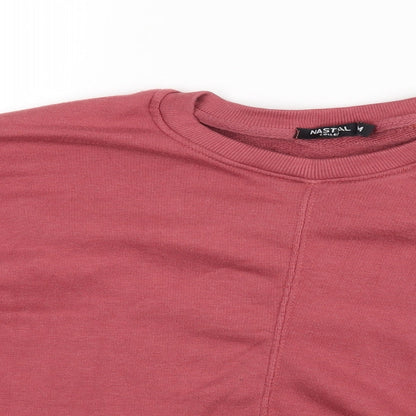 Womens UK Size M Nasty Gal Red Pullover Jumper